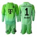 Bayern Munich Manuel Neuer #1 Målvakt Barnkläder Hemma matchtröja till baby 2025-26 Långärmad (+ Korta byxor) Billigt